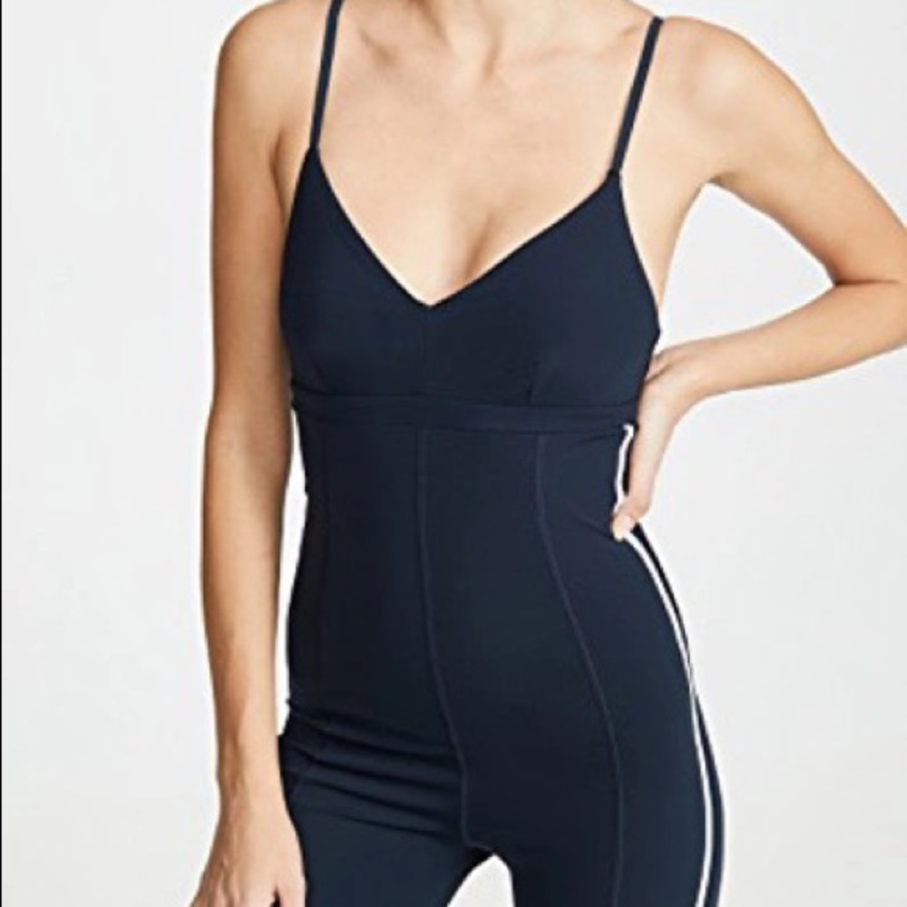New w/tags - THE UPSIDE SPORT  - RETRO CATSUIT JUMPSUIT IN INDIGO - Sz S